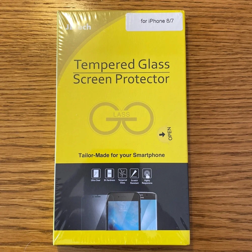 JETech Tempered Glass Screen Protector - iPhone 7/8